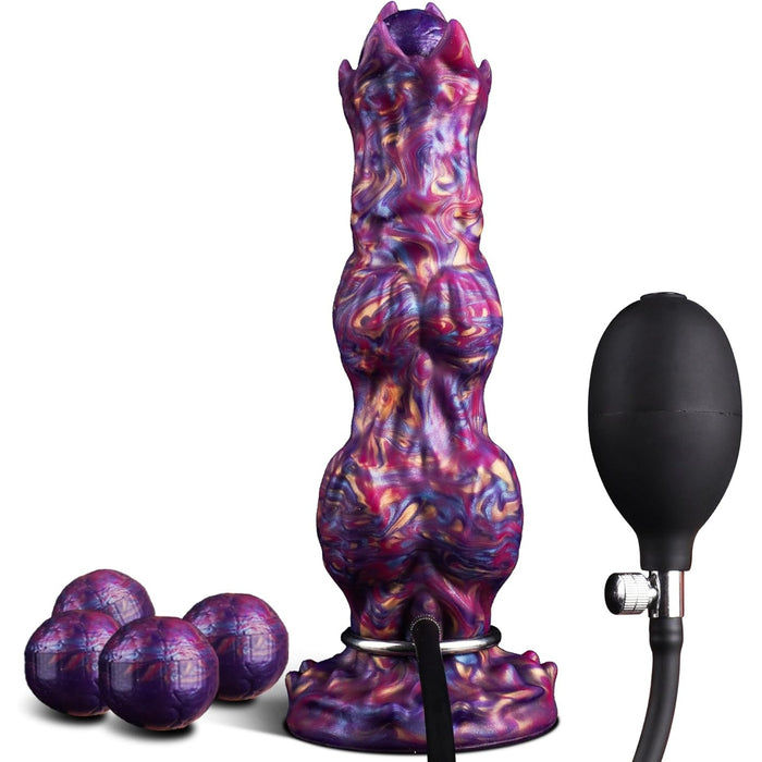 25.5 cm Monstro Ovipositor Dildo with Adjustable Bean Set and Safe Pleasure Experience