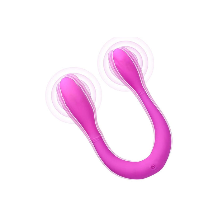 Couple vibrator: flexible silicone with 7 vibration modes for pleasure