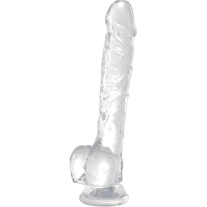 Realistic 35.5 cm long huge dildo with strong attachment base