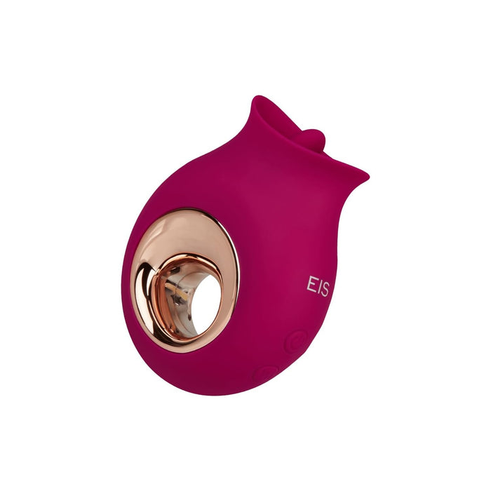 Silicone vibrator with 9 licking and 9 vibration programs, 9.4 cm, waterproof