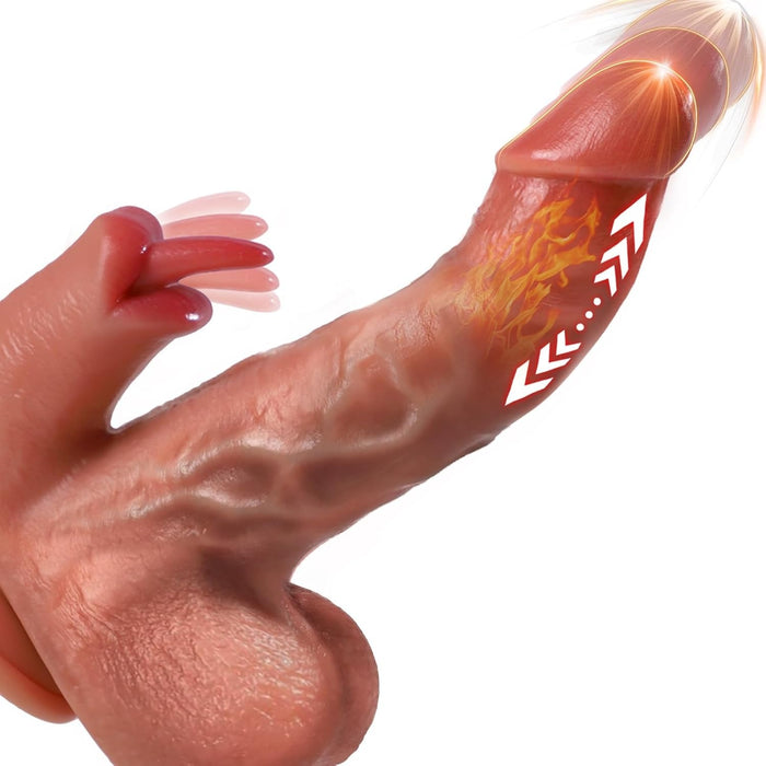 Realistic Dildo with 81 Lust Modes and Leckfunktion – Dual Stimulation for G-Spot and Clitoris
