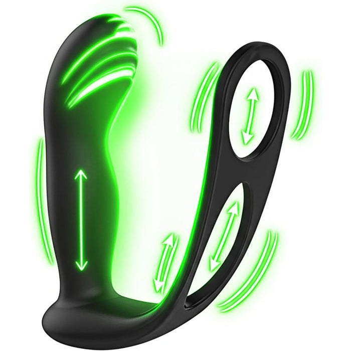 4-in-1 Analinis Vibratorius Vyrams su 9 Vibracijos Režimais ir App Valdymu