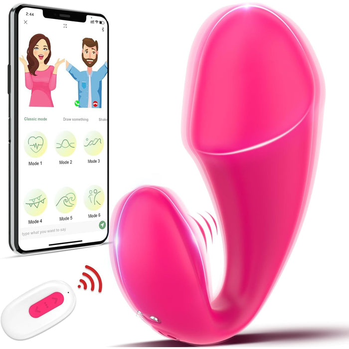 Vibratorius su 10 vibracijos režimų ir APP moterims ir poroms