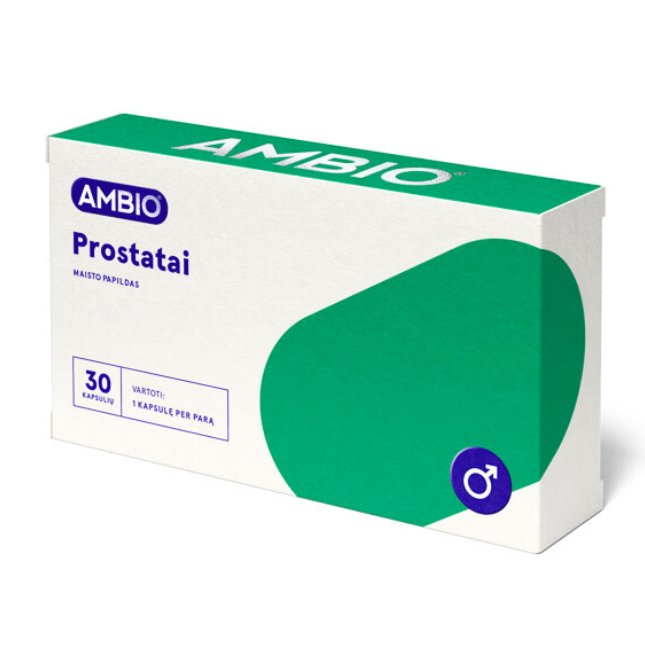 AMBIO Maisto Papildas Prostatai 30 Kaps Aistra ambio-maisto-papildas-prostatai-30-kaps-aistra
