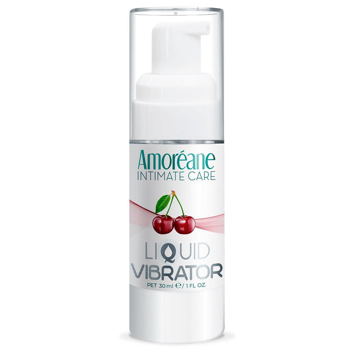 Amoreane MED Liquid Vibrator vyšnių kvapo stimuliuojantis gelis 30ml - Amoreane