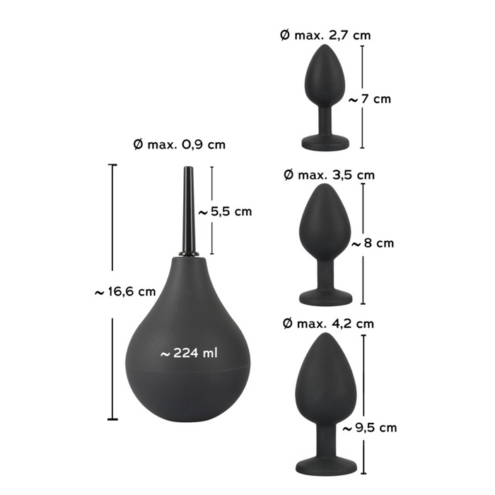 Black Velvets anal pleasure set 