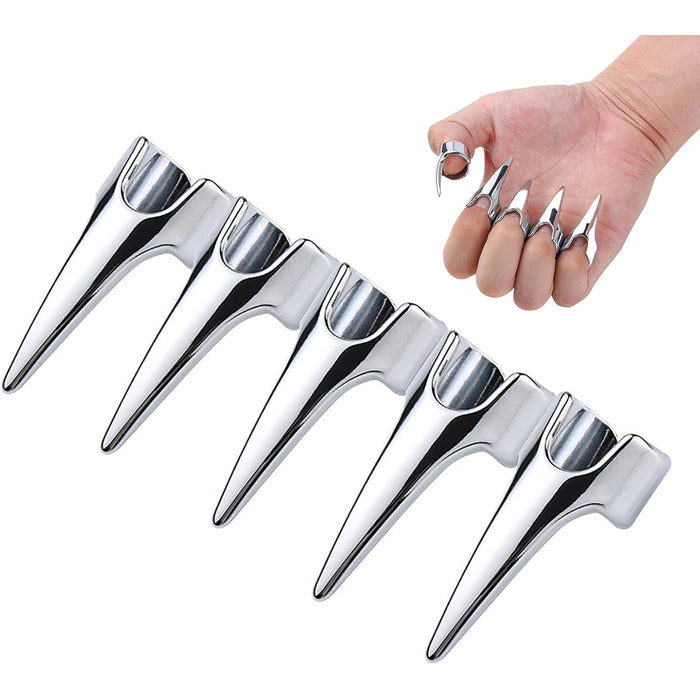 Metal fake nails BDSM tools 5 pcs set for couples