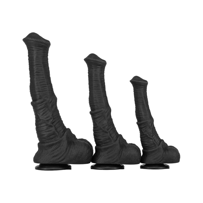 Natural Black Horse Shape Dildo with Strong Suction Cup