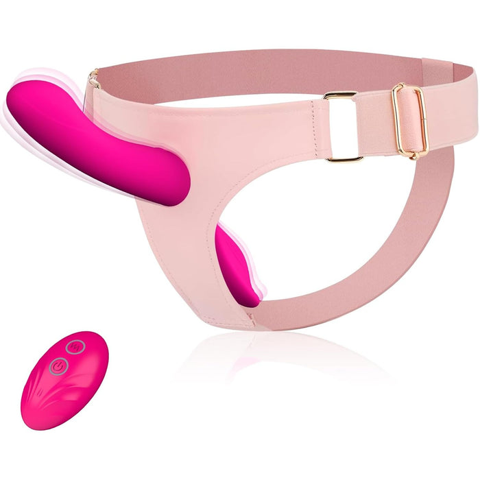 Strap-On Vibrator With Multiple Modes, Adjustable Strap For Women