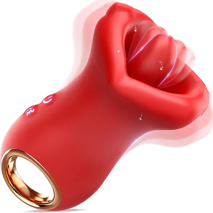 3-IN-1 Vibration Klitorio Stimuliatorius su Liežuvio Paskutinimu ir Siurbimo Funkcija