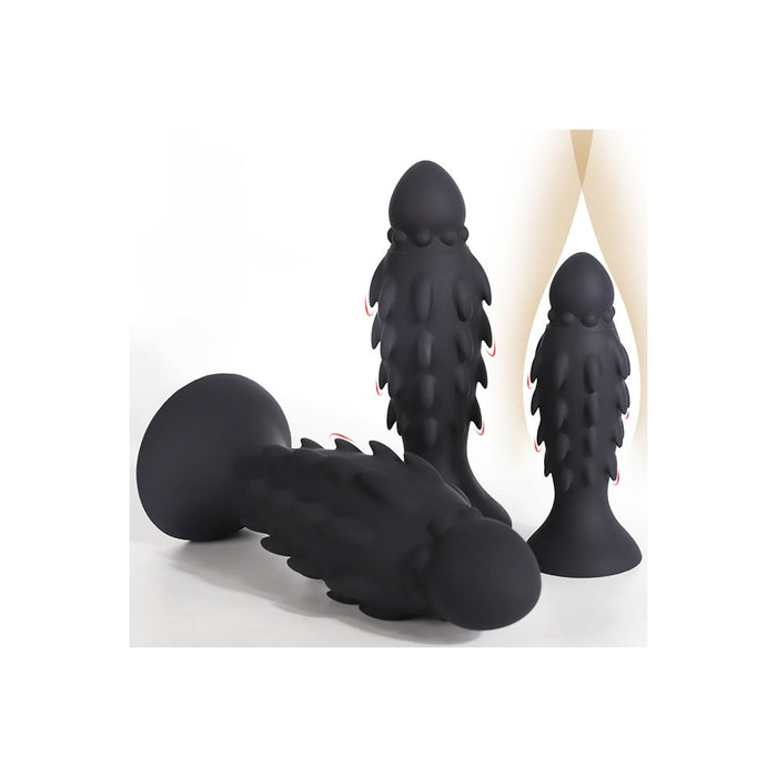 Realistic silicone dildo with strong attachment and powerful suction cup (M)