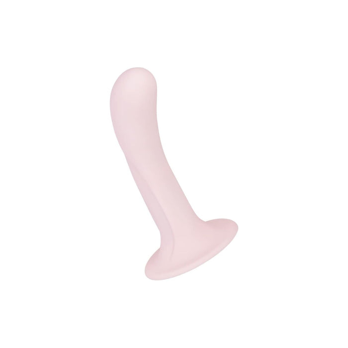 Rechargeable curved G-spot vibrator made of silicone, waterproof