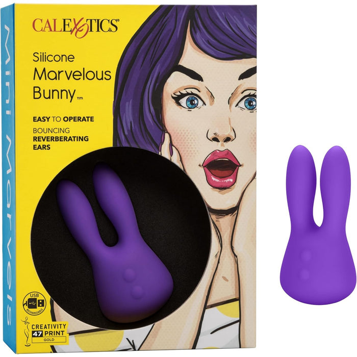 Rechargeable purple charger in Bunny design with 10 modes