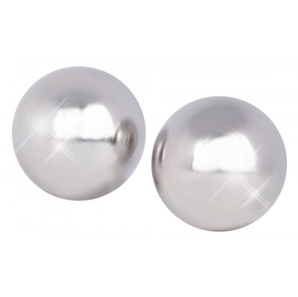 Ben Wa Authentic Love Balls Silver vaginaliniai kamuoliukai - You2Toys