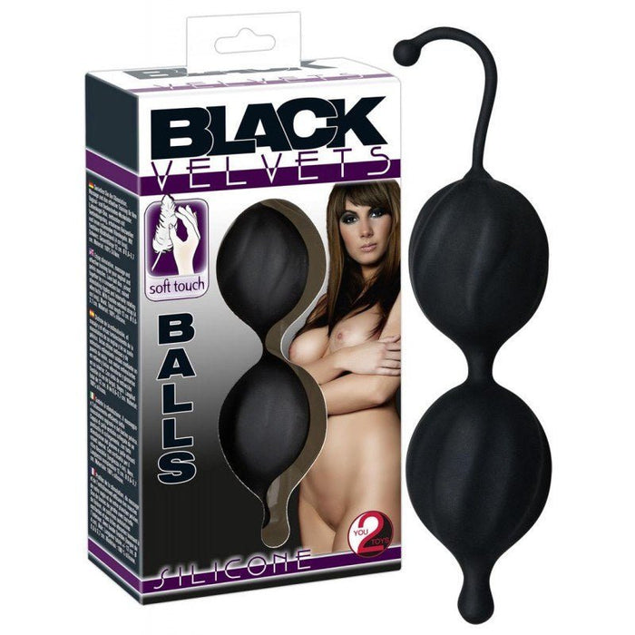 Black Velvets ovalūs vaginaliniai kamuoliukai - You2Toys