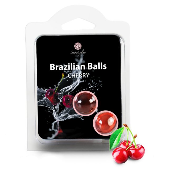 Brazilian Balls Cherry aliejiniai kamuoliukai - Secret Play