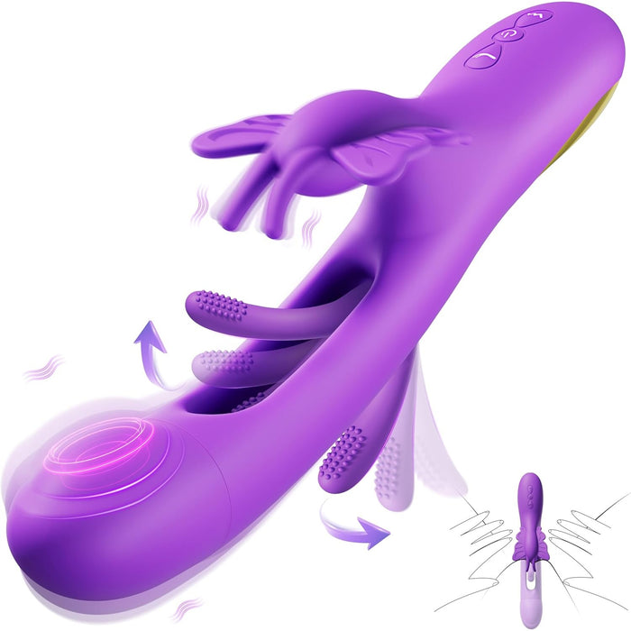 3in1 Vibratoris su G-taško ir Klitorio Stimuliacija Moterims