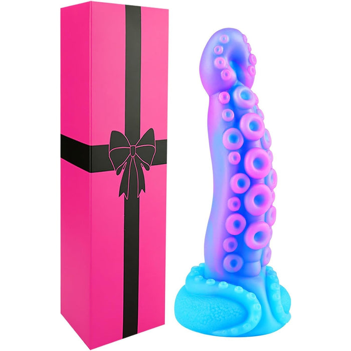 18 cm Fantazijos Monstras Tentaklio Dildo su stipria prisisiojimo baze, Silikoninis Drakonas