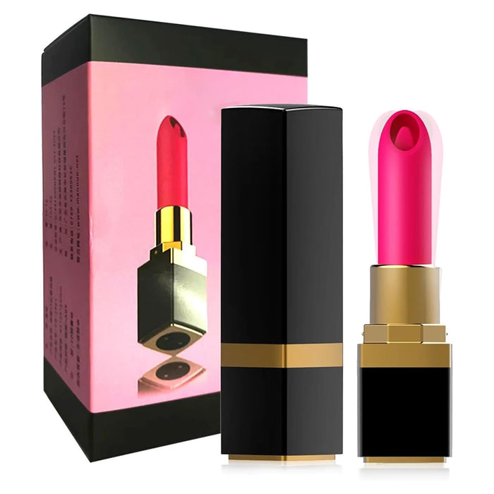 Mini Vibrator with 10 vibration modes lipstick design - discreet and powerful stimulation
