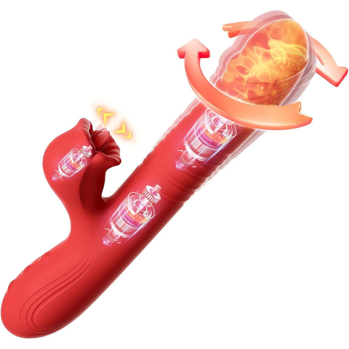 5IN1 Vibrator for women with 10 vibration modes and G-spot stimulation