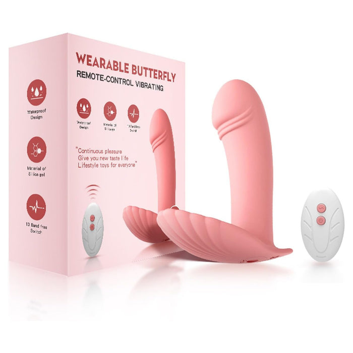 Vibrating butterfly vibrator for women with 10 modes and waterproof