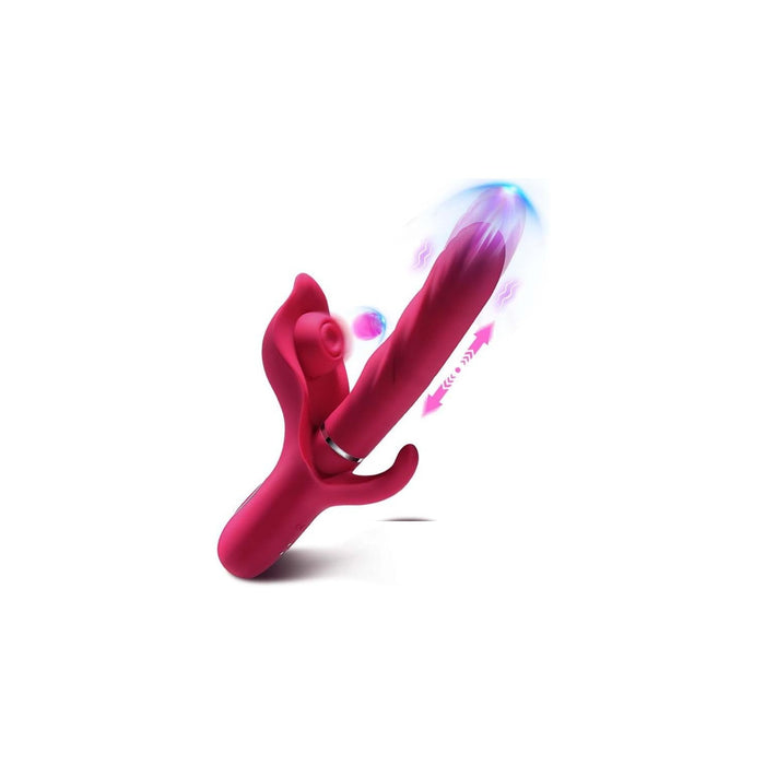 3-in-1 Vibrator for Women with 10 Modes for the Clitoris and G-Spot