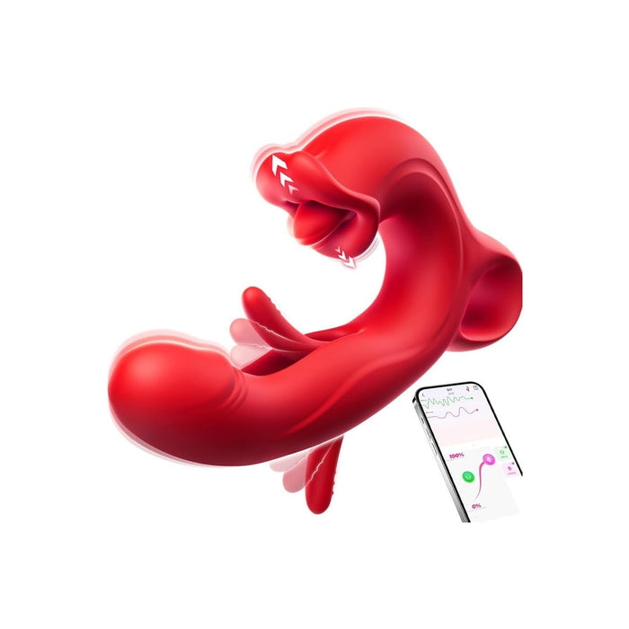 Vibrator for women with 7 tongue licking and 7 vibration modes