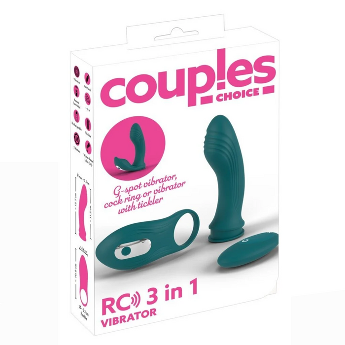 Couples Choice 3in1 poros vibratorius