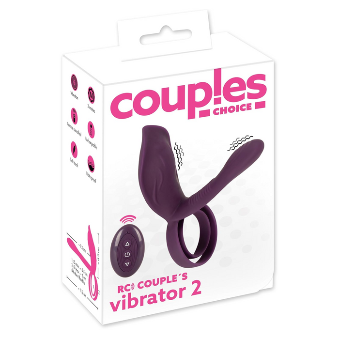 Couples Choice RC 2 porų vibratorius