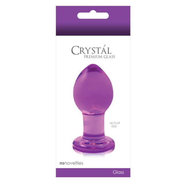 Crystal violetinis stiklinis analinis kaištis - NS Novelties