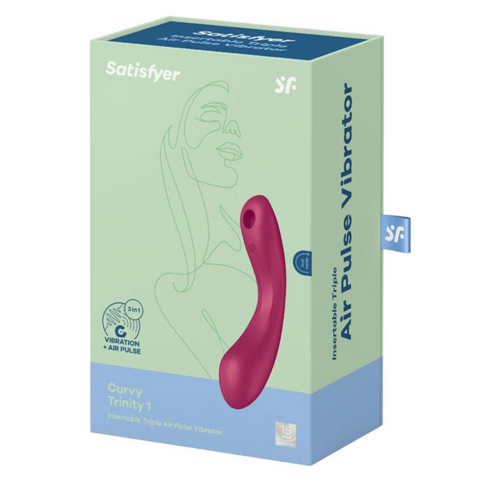 Satisfyer Curvy Trinity 1 moteriškas stimuliatorius