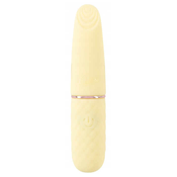 Cuties Silk Touch geltonas mini vibratorius