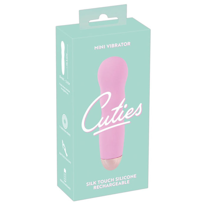 Cuties rožinis mini vaginalinis vibratorius - Cuties