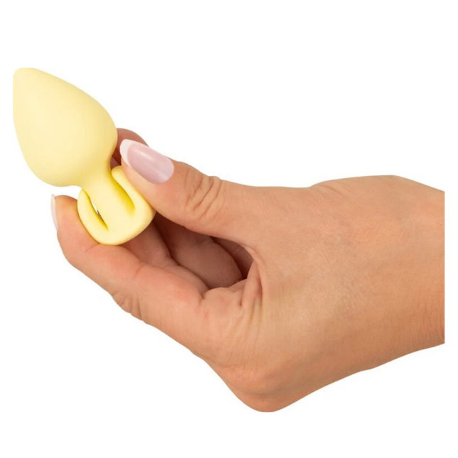 CUTIES geltonas mini analinis kaištis