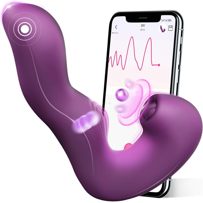 3 in 1 Vibratorius moterims ir poroms su 10 vibracijos ir 5 pulso režimais