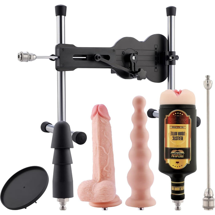 Galinga Ukulelės Meilės Mašina su Nuotoliniu Valdymu ir Dildo Antgaliu