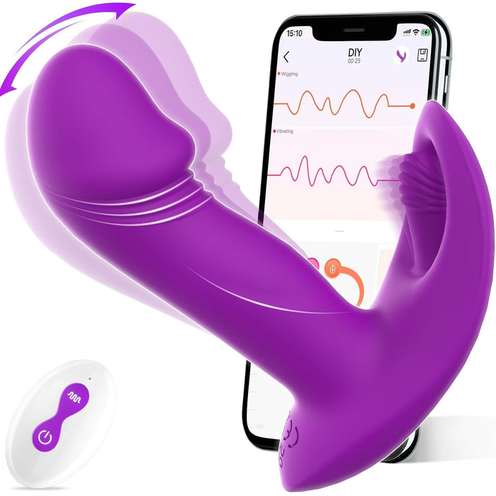 Inovatyvus dildas su 9 režimais ir stimuliacija G taško bei klitoriu