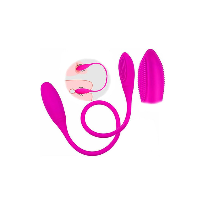 60 cm dual-head silicone vibrator with 7 vibration modes and water resistance