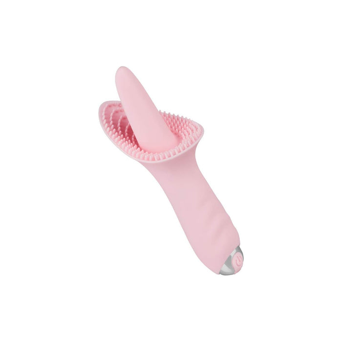 Rechargeable tongue vibrator with 10 modes and IPX7 water resistance