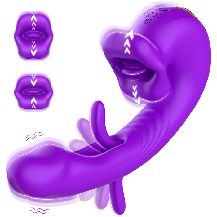 3in1 Vibrator for Women — Clitoris, G-Spot and A-Spot Stimulation