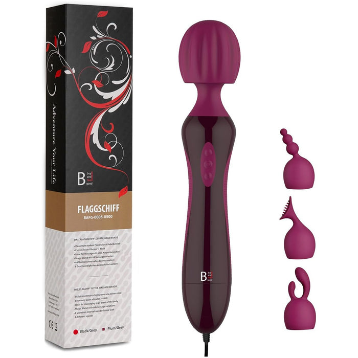 „FLAGGSCHIFF“ – stiprios vibracijos moterims su premium silikoniniu masažuokliu