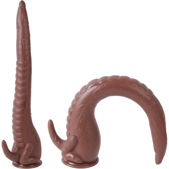 47 cm milžiniškas minkštas dildo su stipria prisisukimo baze — neįprasta malonumo patirtis