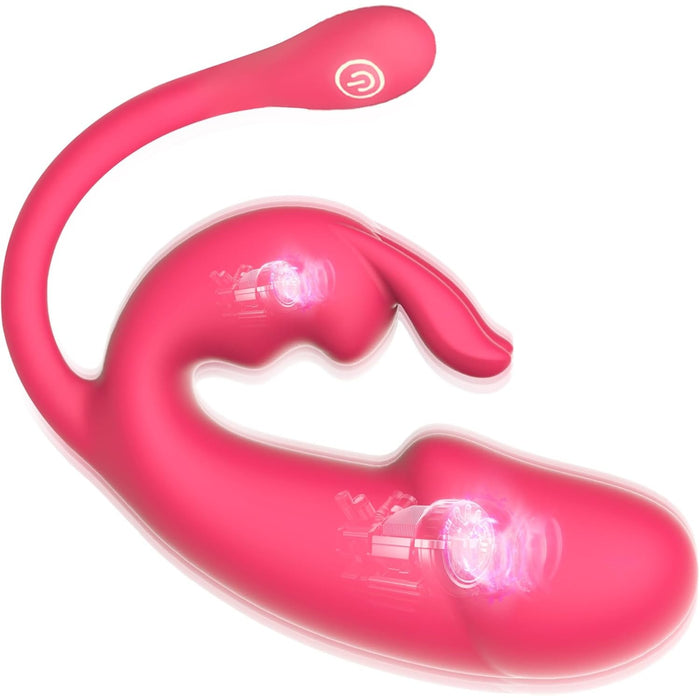 Vibratorius G-taškui ir Klitoriui su 20 Vibracijos Režimų ir Ergonomišku Dizainu