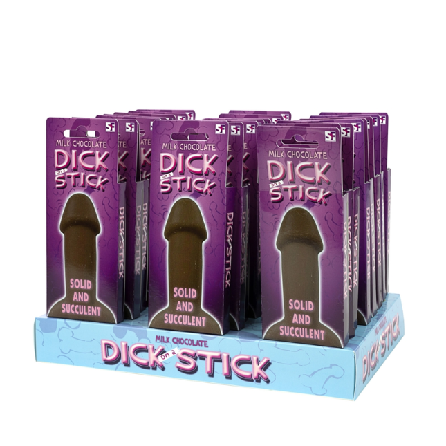 Dick on Stick penio formos saldainis, pieniško šokolado sk.