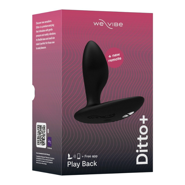 We-Vibe Ditto+ vibruojantis analinis kaištis