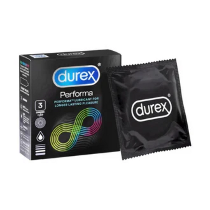 Durex Performa ejakuliaciją atitolinantys prezervatyvai