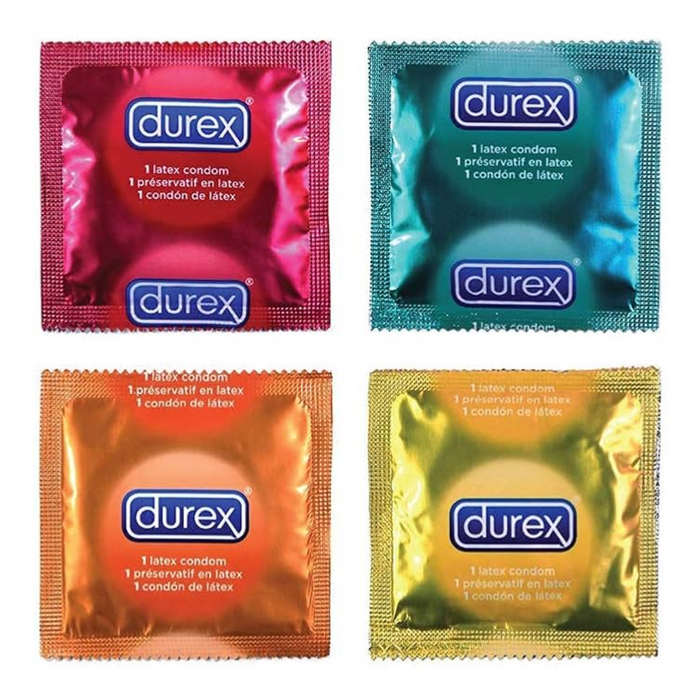 Durex Pleasure Fruits prezervatyvai, įvairių skonių