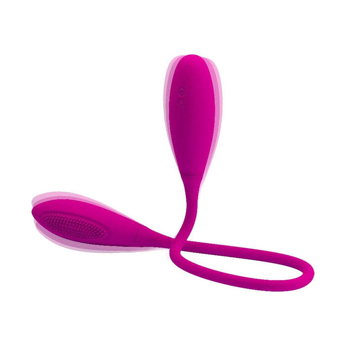 Dvigubos stimuliacijos G taško vibratorius su klitoriniu ir analiniu masažu