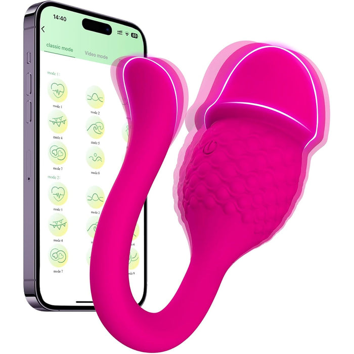 Vibrating egg for women with 10 modes and app control