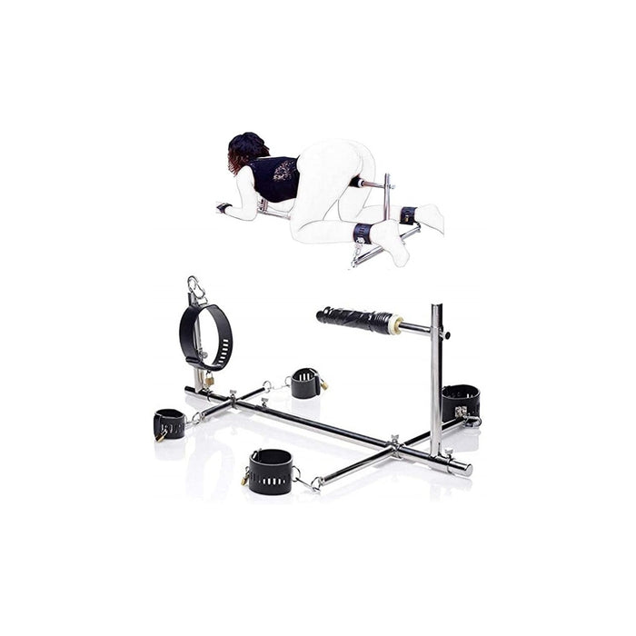 Universal multifunctional BDSM restraint set with adjustable sex machine